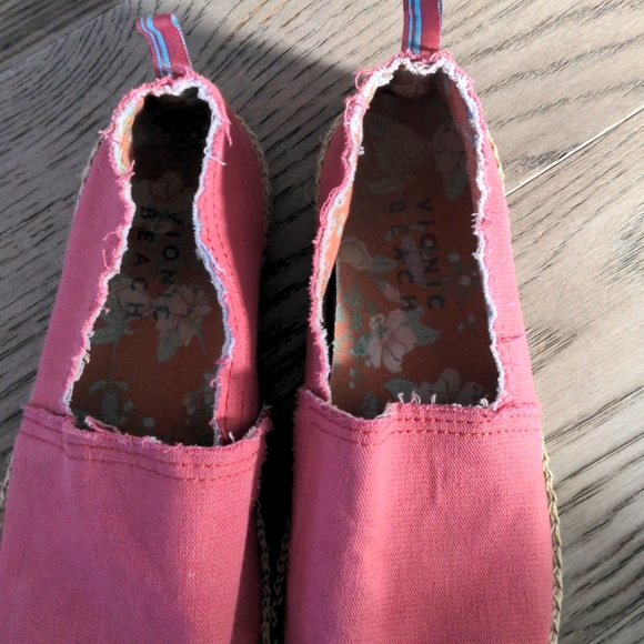 Vionic Laguna Espadrilles, Coral, pink, size 8.5 - Picture 4 of 6